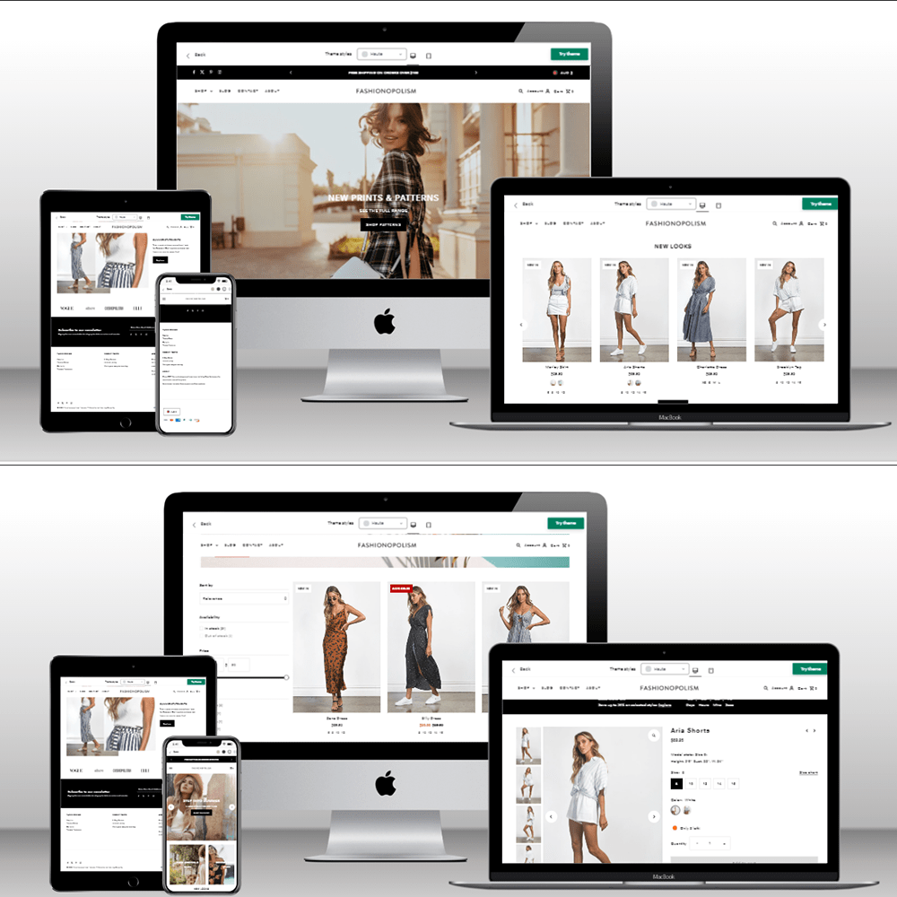 Build your custom Shopify store with Fashionopolism theme: style & function