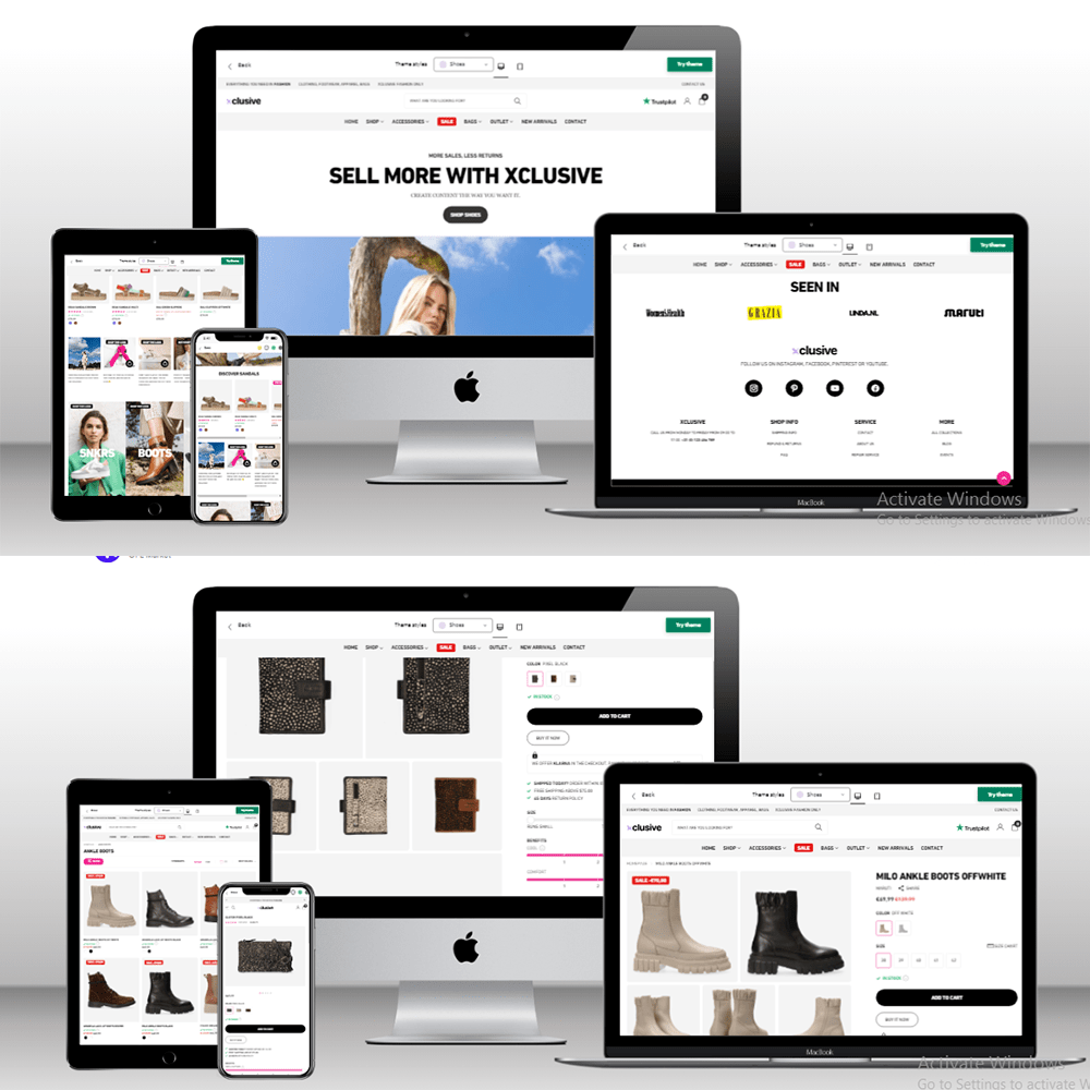 Build your custom Shopify store with Xclusive theme: style & function