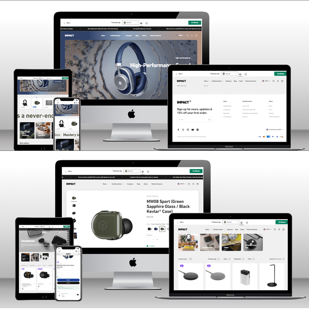 Build your custom Shopify store with Impact theme: style & function