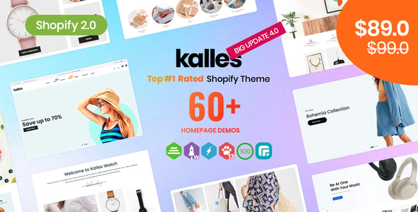 Kalles-Clean, Versatile Shopify Theme with RTL Support