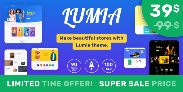 Lumia-Multilanguage Shopify OS 2.0 Theme with RTL