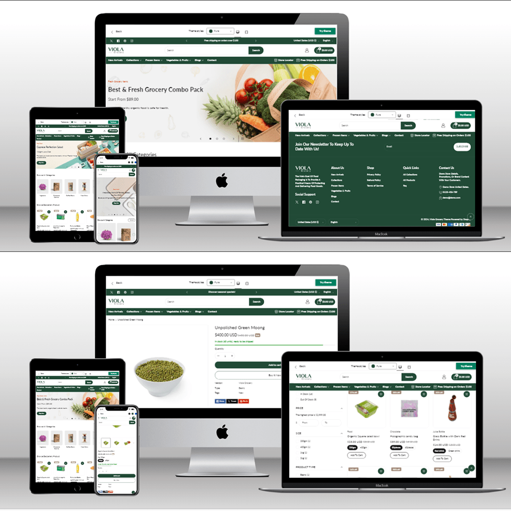 Build your custom Shopify store with Viola theme: style & function