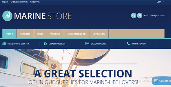 MarineStore-Yachting Responsive Shopify Theme