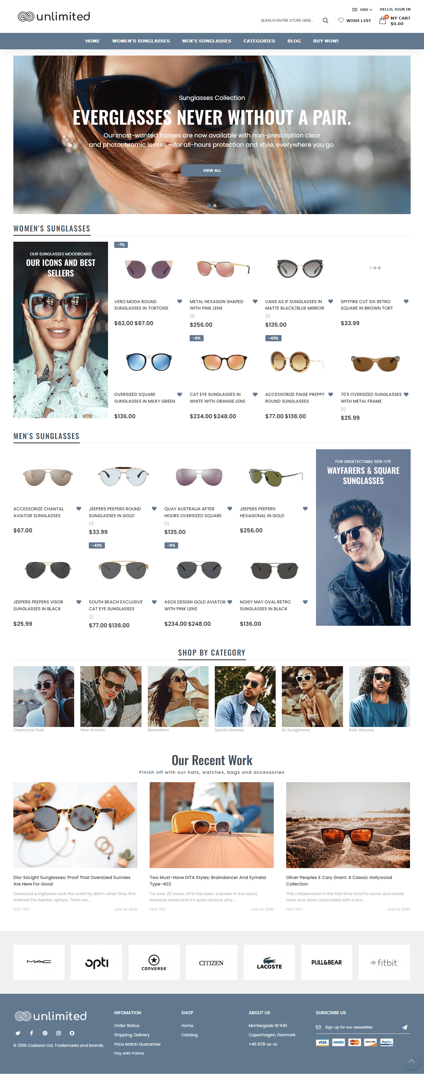 Infinit Shopify templates free