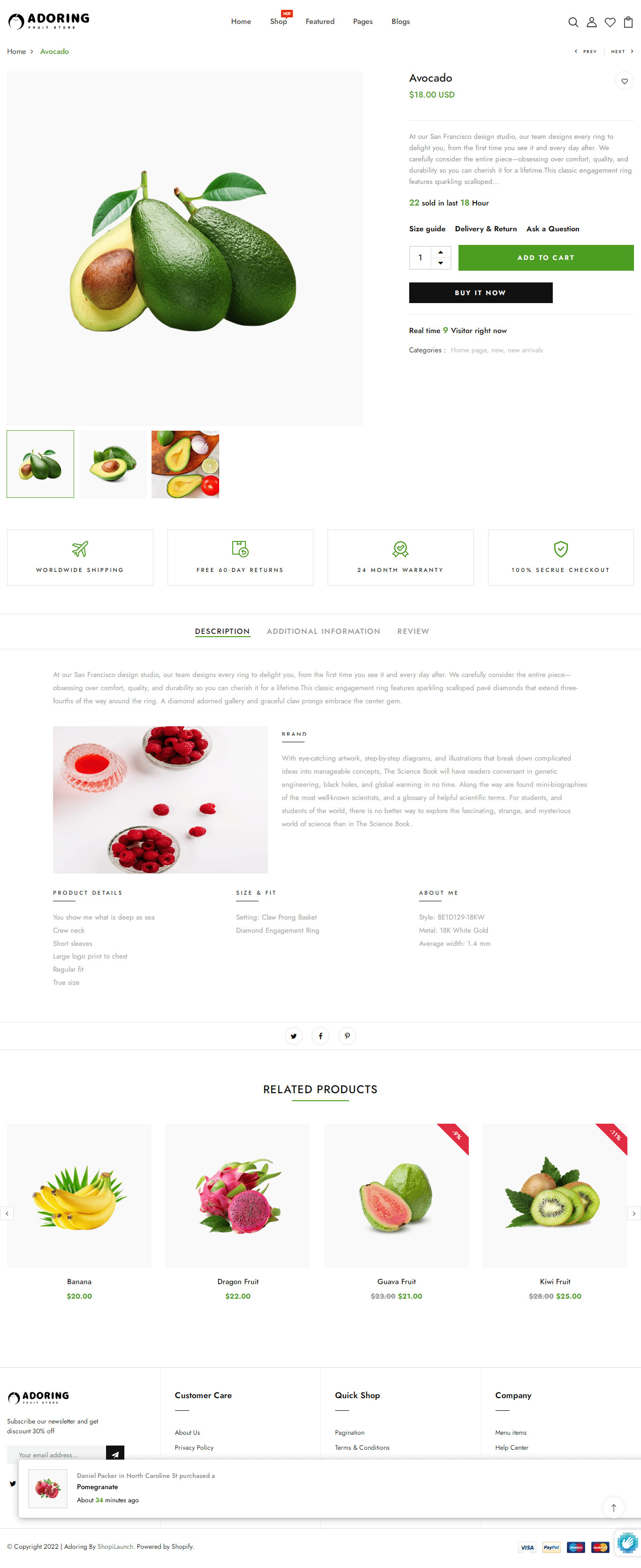Adoring Shopify Premium Theme Free Download