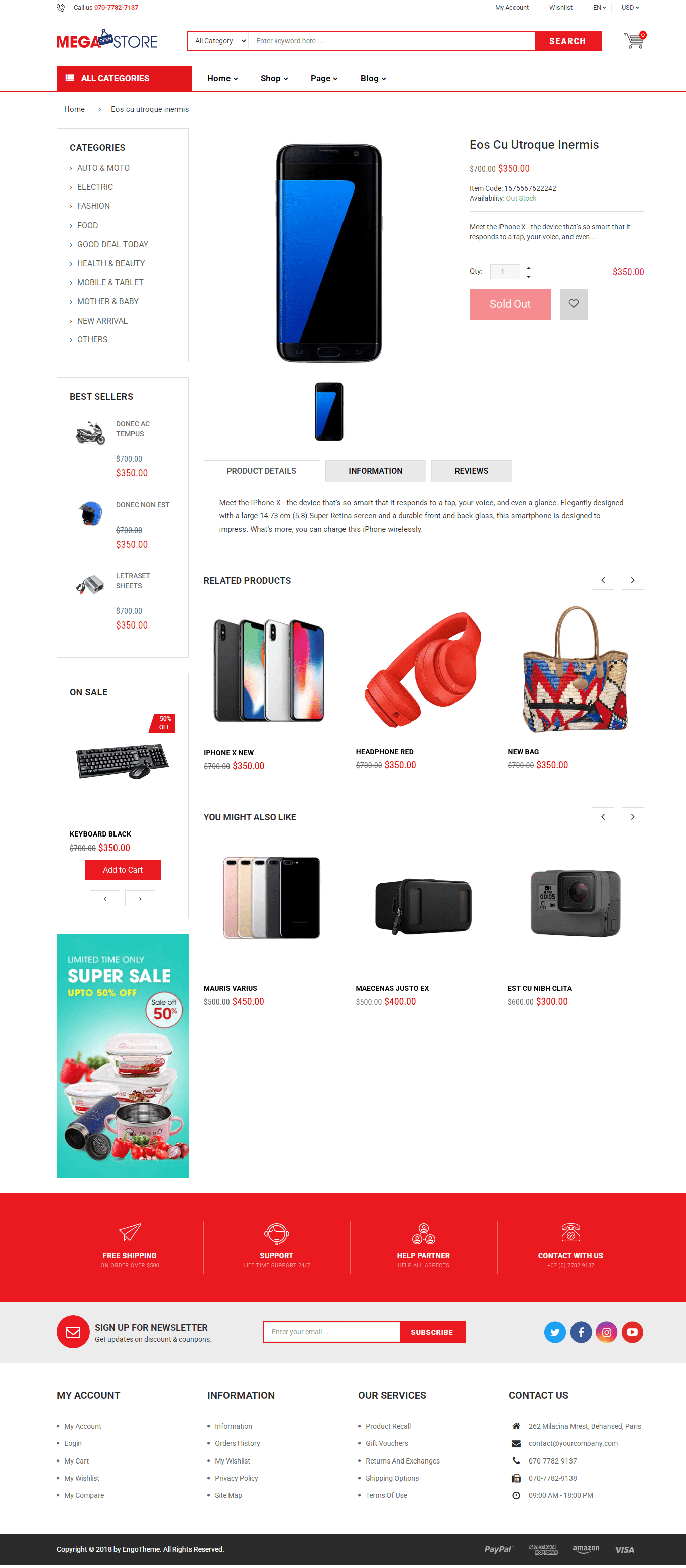 MegaStore Shopify Theme Free