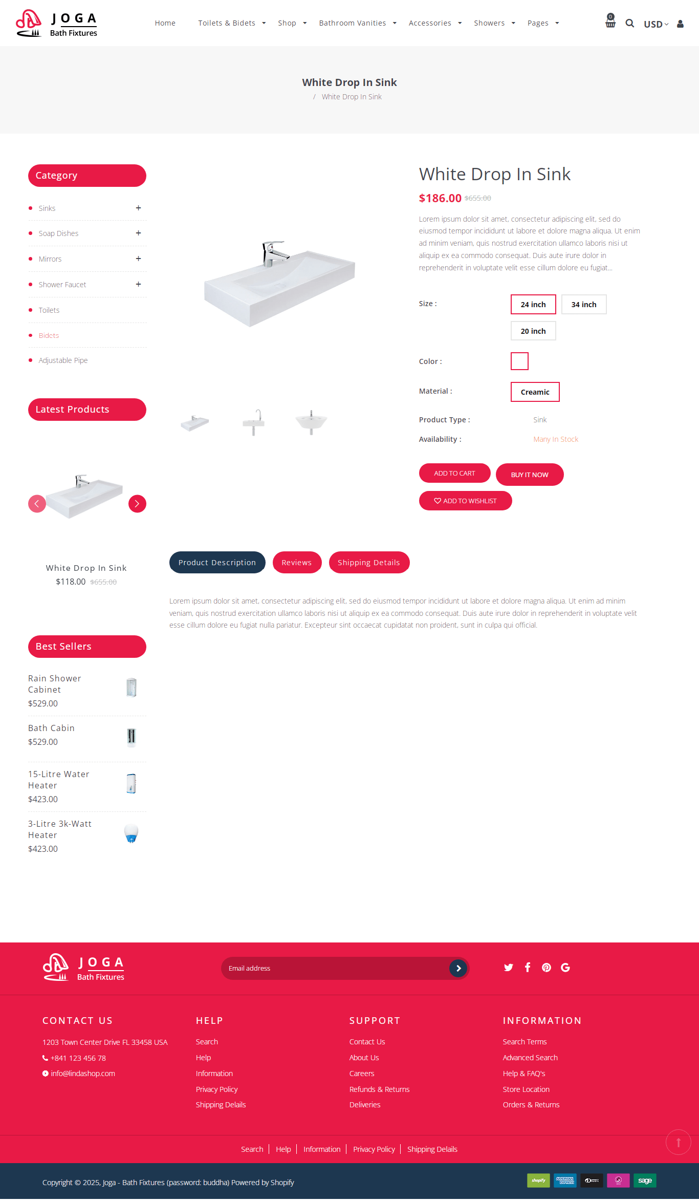 Joga Shopify theme free