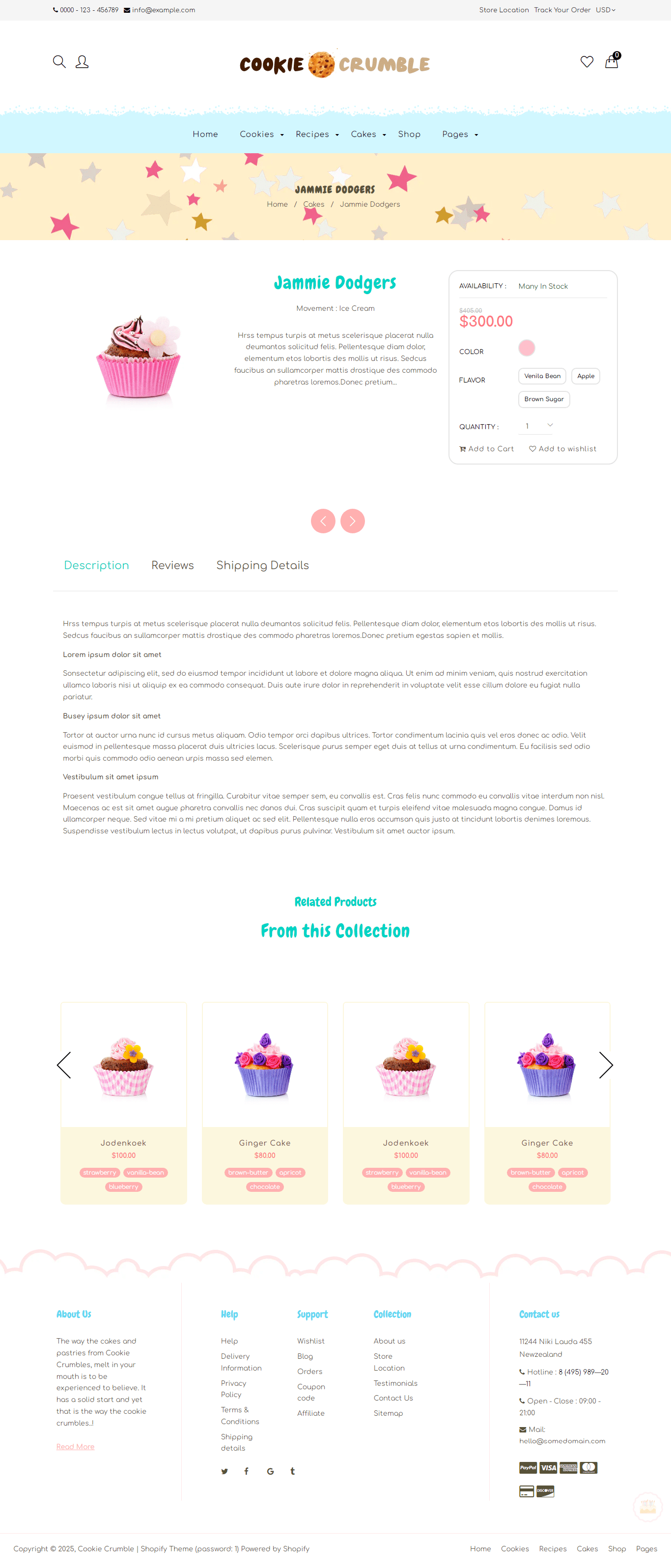 Cookie Shopify Theme Free