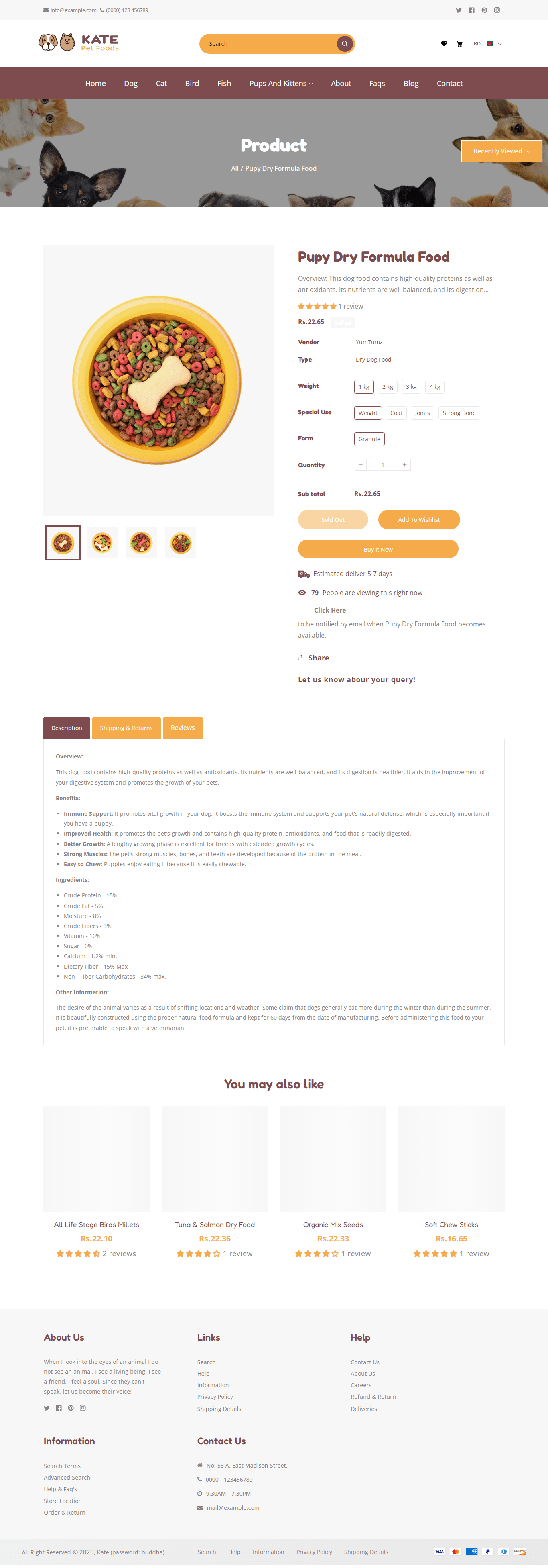 Kate Dog Shopify theme free