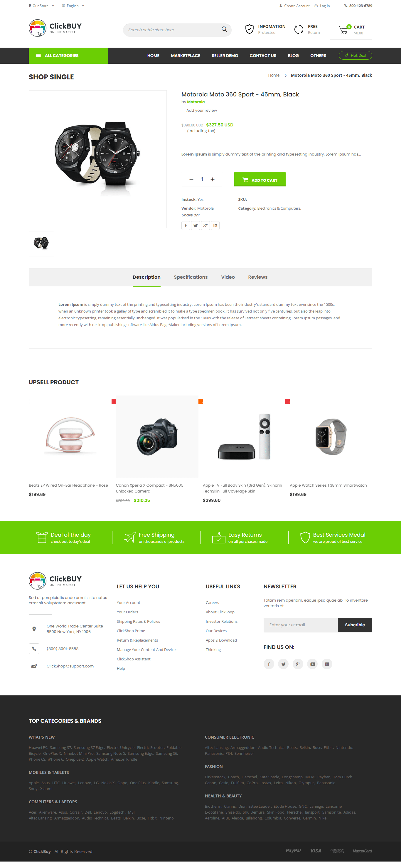ClickBuy Shopify Premium Theme Free Download