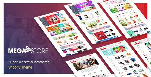 MegaStore Super Market eCommerce Shopify Theme