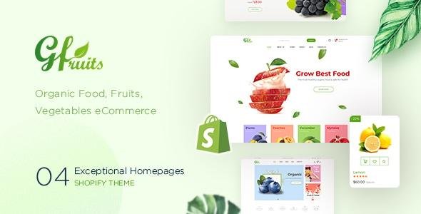 GFruits Food eCommerce Shopify Theme