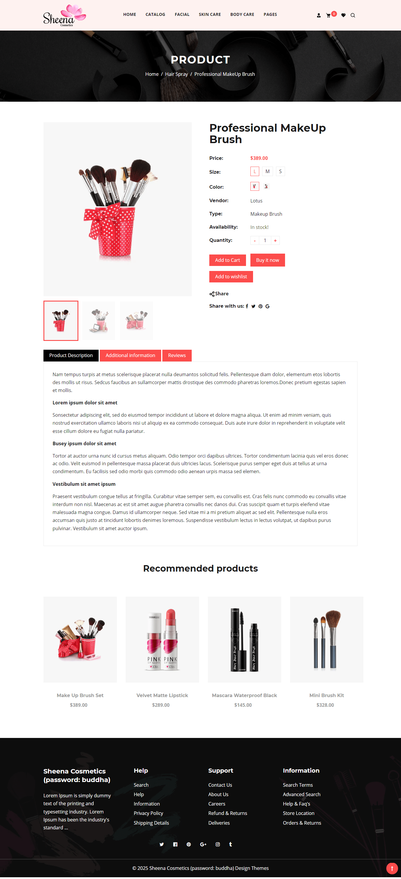 Sheena Shopify theme free
