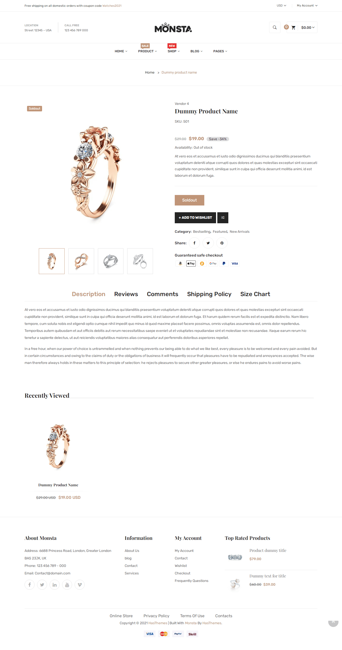 Jewelry Shopify Premium Theme Free Download