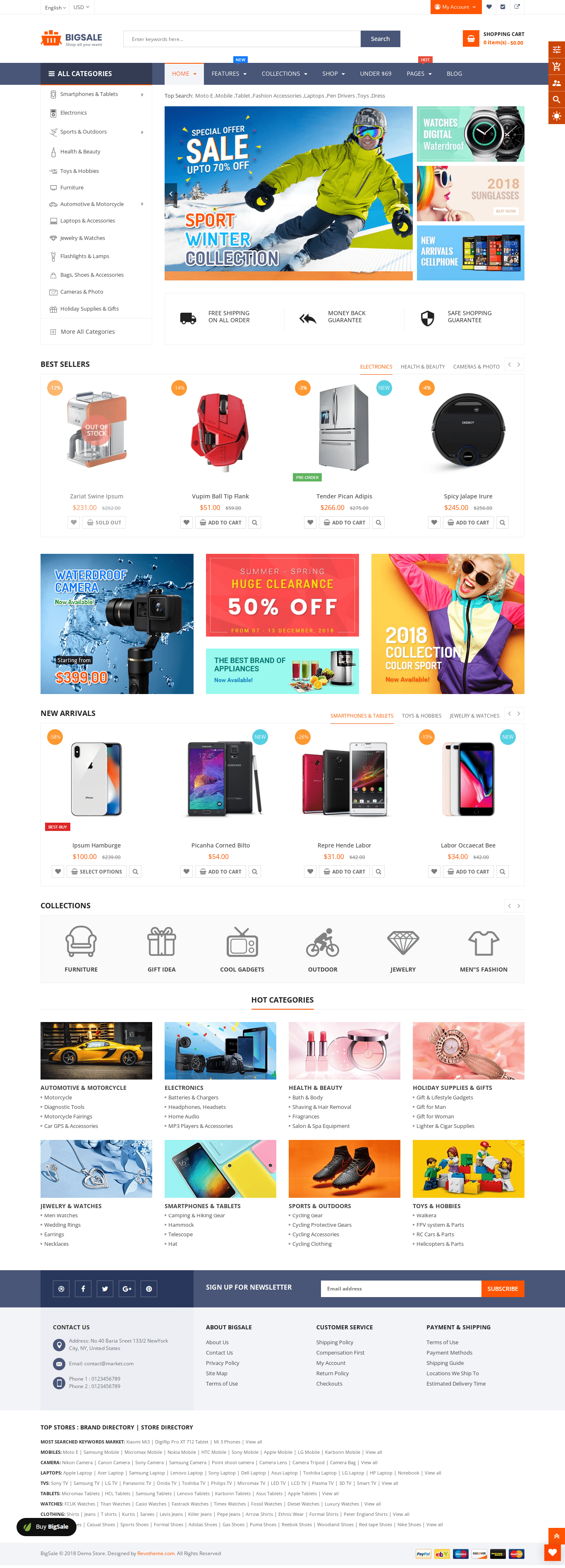 BigSale Shopify templates free