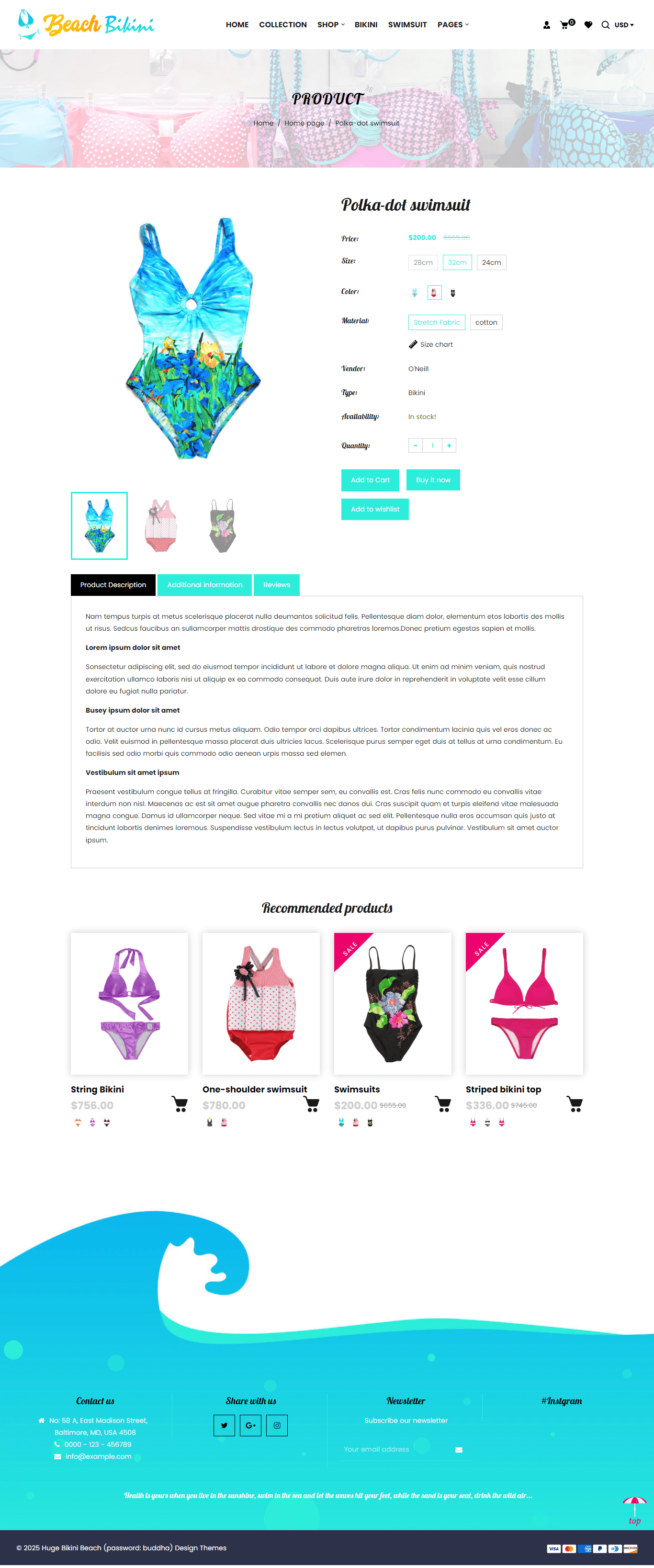 Bikini Shopify theme free