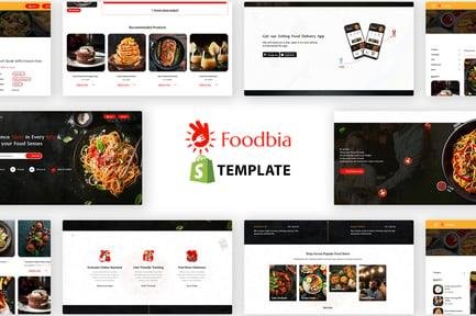 Foodbia Shopify templates free
