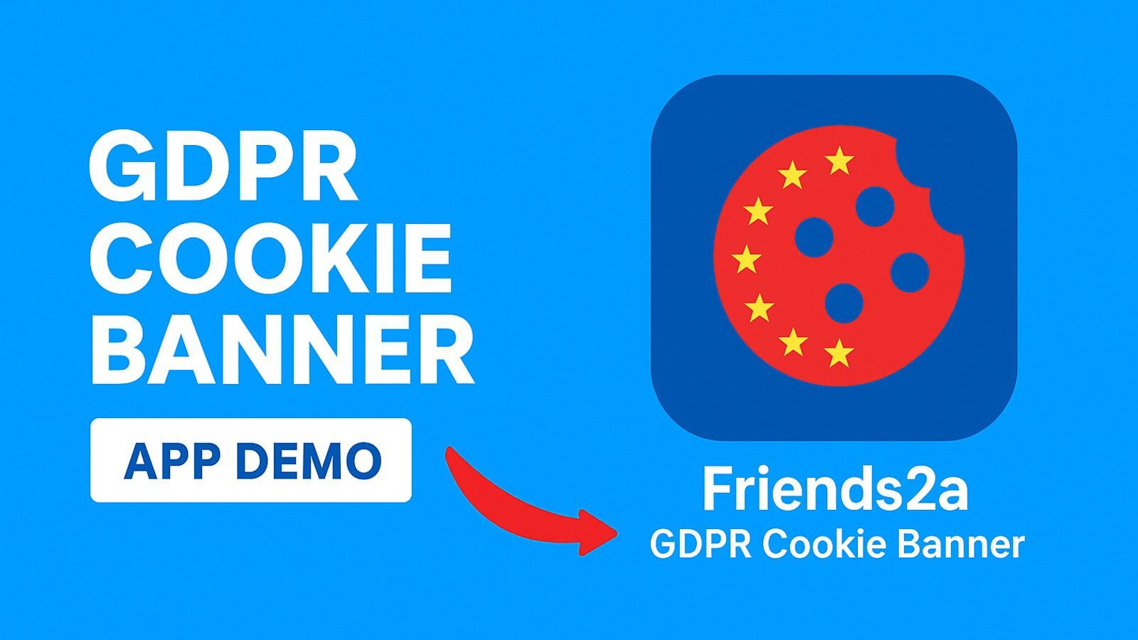 Friends2a GDPR Cookie Banner