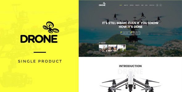 Drone Single Product Shopify Theme Free Download