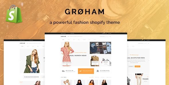 Groham Fashion eCommerce Shopify Theme