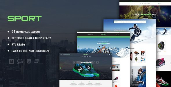 Sportswear Responsive Drag Drop Shopify Theme Free Download
