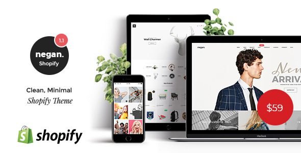 Negan Clean Minimal Shopify Theme