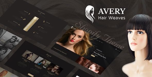 Avery Hair Wig Extension Shopify Theme