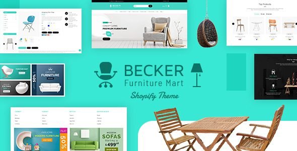 Becker Furniture shop Electronics Shopify Theme