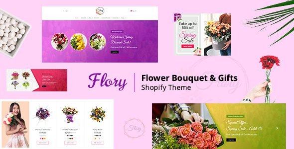 flory florist flower bouquet shopify theme