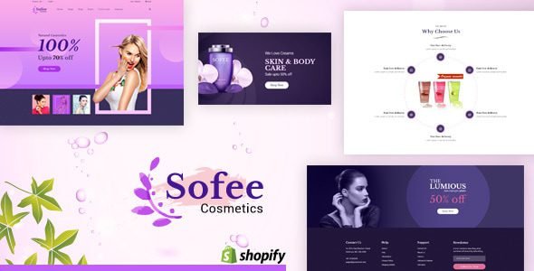 Sofee Beauty Cosmetic Hair Salon Shopify Theme