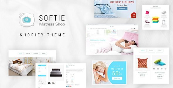 Softie Shopify Theme for Beds Pillows Mattress Interior Shop
