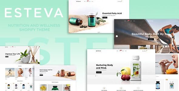 Esteva Nutrition and Wellness Shopify Theme