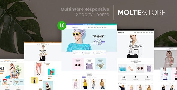 MolteStore Multi Store Responsive Shopify Theme