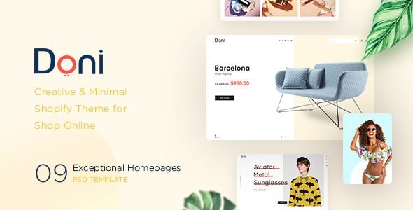 Doni Minimalist Shopify Theme Free Download