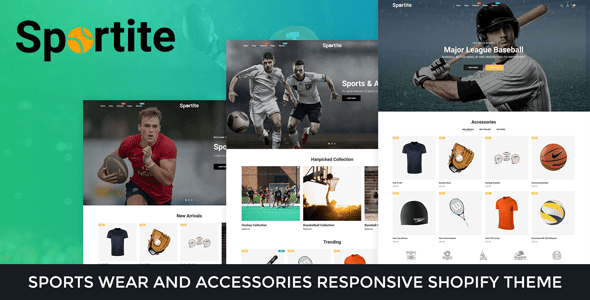 Sportite Sports Accessories Responsive Shopify Theme
