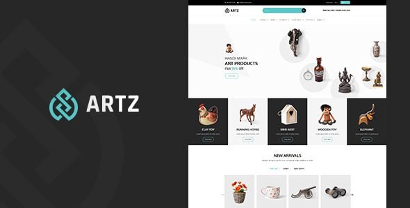Artz Art Handmade Shop Shopify Theme