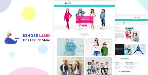 Kinder Kids Shop Children Shopify Theme Free Download