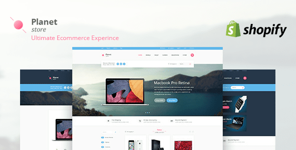 Planet Tech Store Ecommerce Shopify Theme
