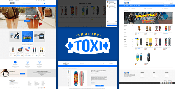 Toxi Responsive Skater Shopify Theme