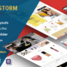 RedStorm Creative Drag Drop Sectioned Responsive Shopify Theme