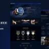Time zee Shopify Watch Store Dark Jewelry Theme