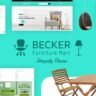 Becker Furniture shop Electronics Shopify Theme
