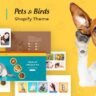 Bowie Pets Birds and Dogs Shopify Theme