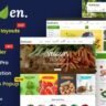 EcoGreen Multipurpose Organic Fruit Vegetables Shopify Responsive Theme