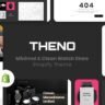 THENO Minimal Clean Watch Store Shopify Theme