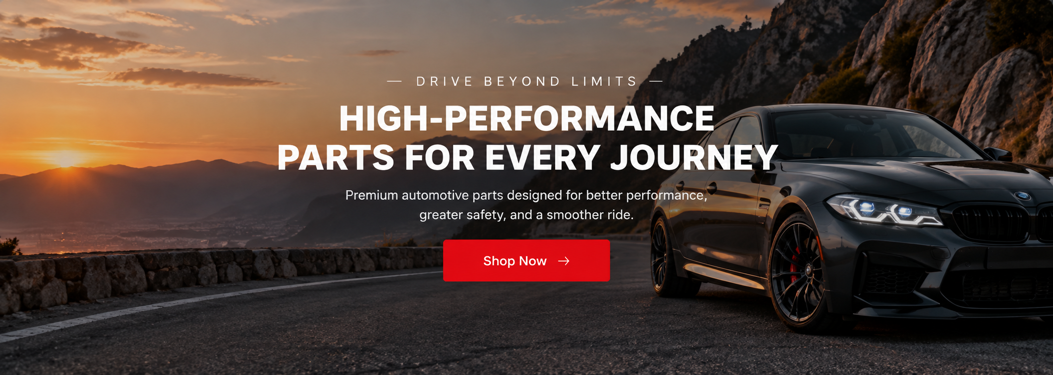 High-performance parts for every journey banner