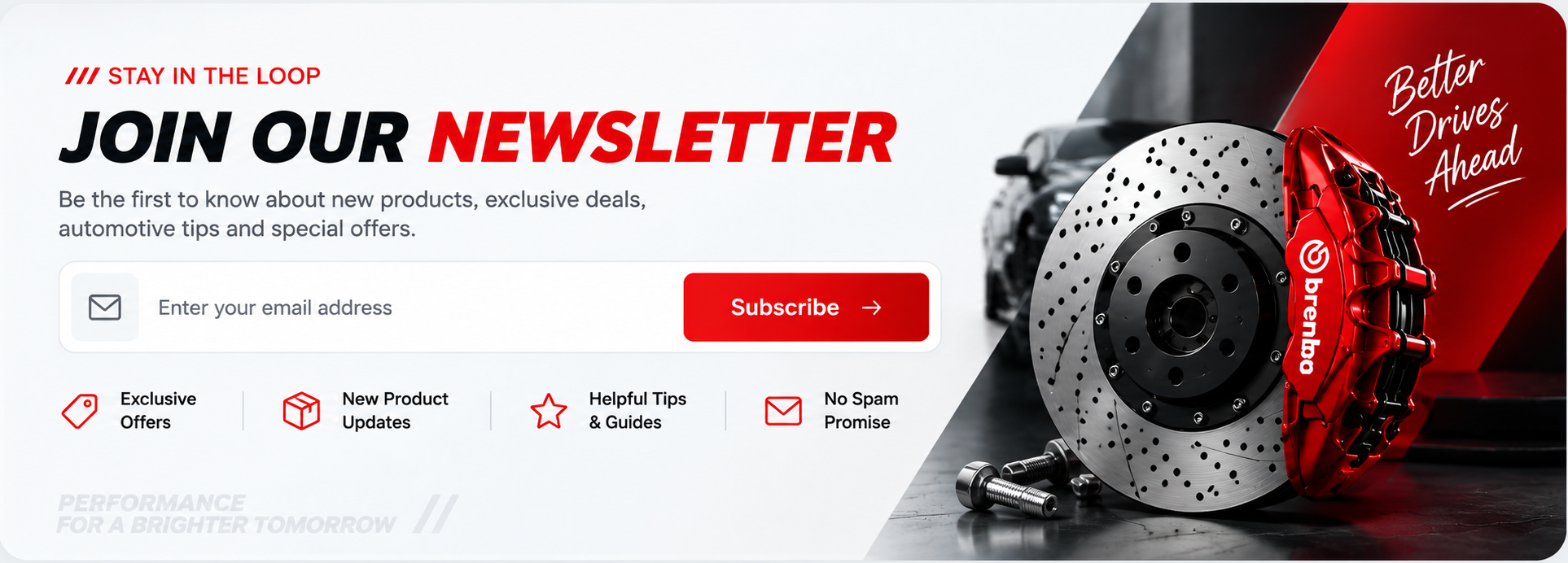 Join our newsletter
